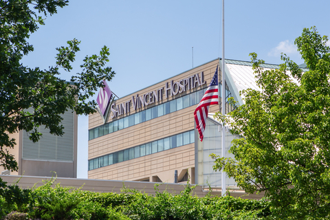 Saint Vincent Hospital, a leading healthcare provider in Central Massachusetts, has enhanced patient and staff safety by upgrading its access control and video surveillance technology across its facility. (Photo: Business Wire)