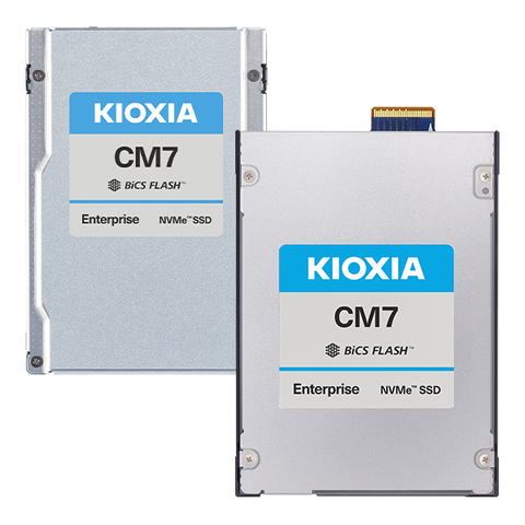 Targeted at enterprise applications and use cases – including artificial intelligence, high-performance computing, online transaction processing database, and data warehousing – KIOXIA CM7 Series drives bring enterprise performance, reliability and security to data center servers and storage. (Graphic: Business Wire)