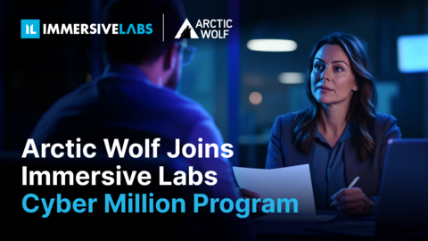 Arctic Wolf Joins Immersive Labs Cyber Million Program to Drive Skills-First Hiring (Photo: Business Wire)