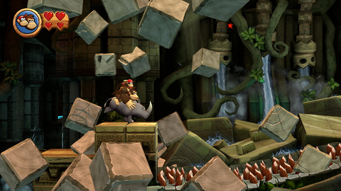 Stomp enemies, blast out of barrels, ride mine carts and do so much more in Donkey Kong Country Returns HD. (Photo: Business Wire)