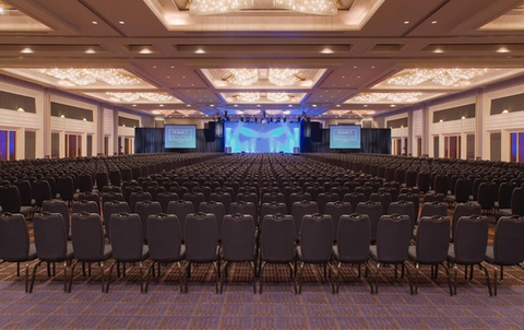 The hotel has 110,000 square feet of event space, including the Grand Ballroom. (Photo: Business Wire)