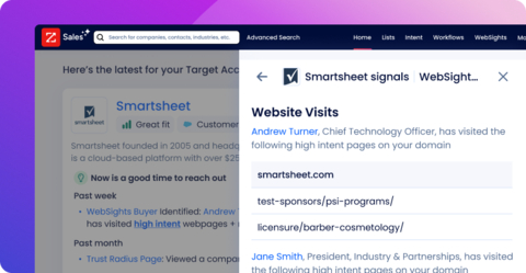 ZoomInfo’s WebSight Buyer ID signal alerts your sellers when members of your buying group have visited your website, transforming anonymous traffic into actionable insights. (Graphic: Business Wire)