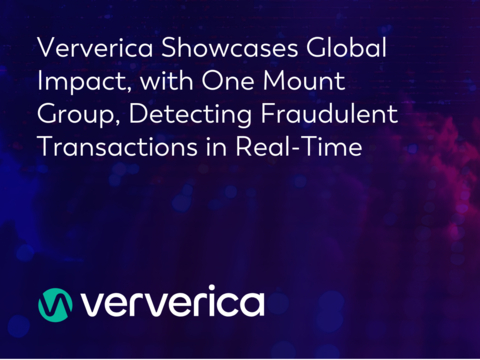 Ververica Showcases Global Impact, with One Mount Group, Detecting Fraudulent Transactions in Real-Time (Graphic: Business Wire)