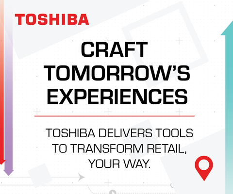 Toshiba Global Commerce Solutions invites retailers to ‘Create Your Tomorrow’ at NRF with AI innovation, unified experiences, and revolutionary solutions. (Graphic: Business Wire)