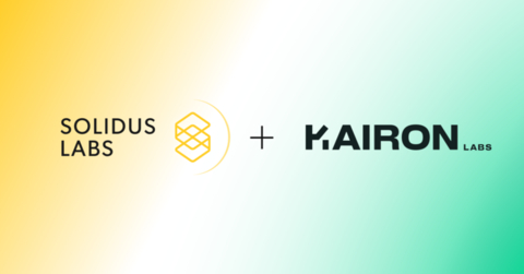 Solidus Labs enters partnership with Kairon Labs (Graphic: Business Wire)