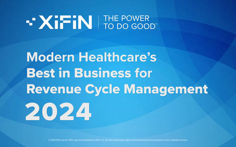 XiFin named Modern Healthcare's 2024 Best in Business for Revenue Cycle Management (Graphic: Business Wire)