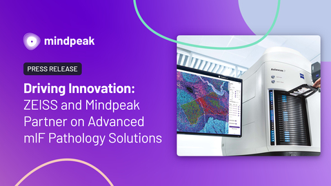 ZEISS and Mindpeak Partner on Advanced mIF Pathology Solutions (Graphic: Business Wire)