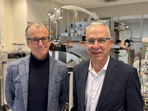 From left, former CEO and founder Sander van Deventer, the new President of R&D, and new CEO, Jim Scibetta (Photo: Business Wire)