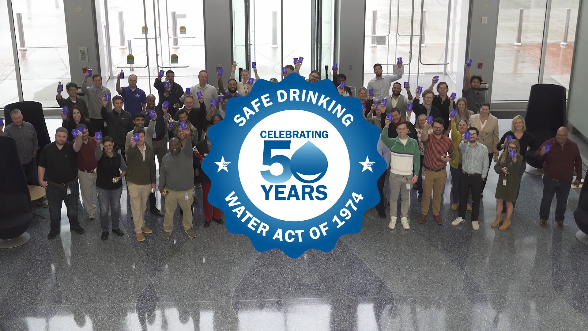 American Water employees from across the country came together to celebrate the 50th anniversary of the Safe Drinking Water Act.