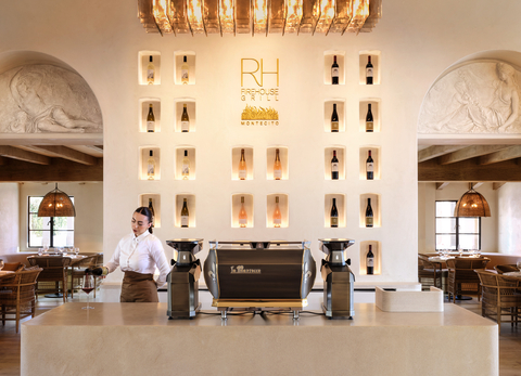 RH WINE & BARISTA BAR AT RH MONTECITO, THE GALLERY AT THE OLD FIREHOUSE (Photo: Business Wire)