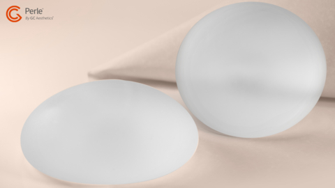 thumbnail GC Aesthetics' Perle Breast Implant feature a proprietary surface technology (BioQ™) and GCA’s industry-leading gel technology (Emunomic™ Breast Tissue Dynamic Gel). (Photo: Business Wire)