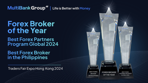 thumbnail MultiBank Group Wins Three Awards at Traders Fair Hong Kong (Graphic: Business Wire)