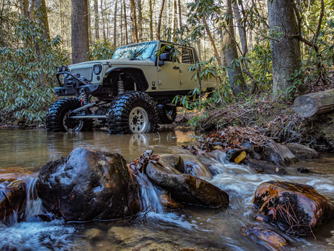 original Reluctance, Stryten Energy’s modified concept Jeep, can go where other vehicles can’t, bringing power to remote terrain for off-grid adventures or providing disaster relief to weather-impacted areas with emergency power resources. (Photo: Business Wire)