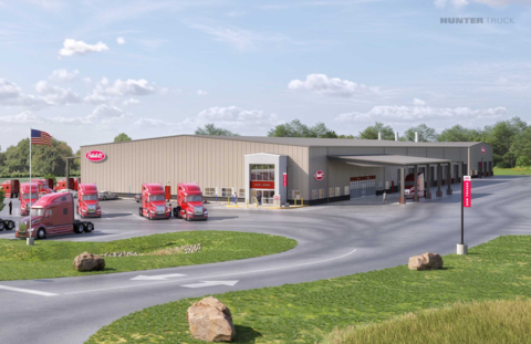 Hunter Truck - Scranton, the newest Peterbilt dealership in the Hunter Truck network, will open on 1/6/2025. (Photo: Business Wire)