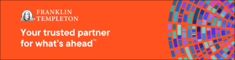 Franklin Templeton's new U.S. brand campaign focuses on its world class capabilities and innovative solutions for financial professionals and their clients. Under the banner “Your trusted partner for what’s ahead™,” the campaign builds on the longevity of the Franklin Templeton brand, while focusing on innovations in alternative investments, customized solutions including Canvas®, its custom indexing platform, exchange-traded funds (ETFs) and separately managed accounts (SMAs). (Graphic: Business Wire)