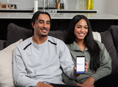 Quarterback Jordan Love and his fiancé, Ronika Stone (Photo: Business Wire)