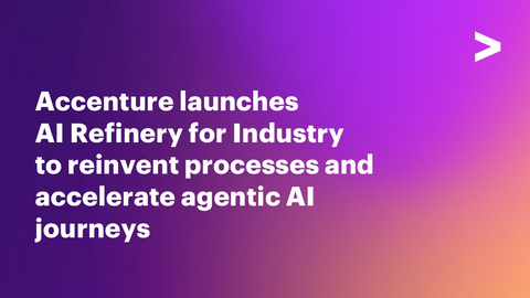 Accenture has launched AI Refinery™ for Industry with a collection of 12 industry agent solutions to help organizations rapidly build and deploy a network of AI agents that can enhance its workforce, address industry-specific challenges and drive business value faster. (Graphic: Business Wire)