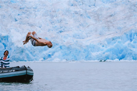 Participating in the polar plunge in Southeast Alaska.(Photo: Business Wire)