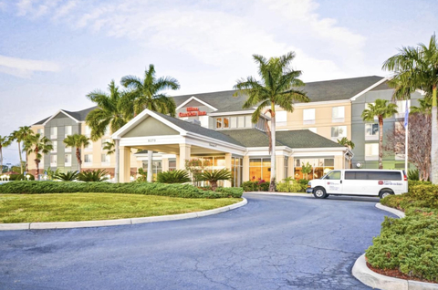 Officials of Access Point Financial (APF), a direct capital provider focused exclusively on the hospitality industry, today announced the company was involved in more than $2.0 billion in hotel financing in 2024, a record year for the company, including a $44 million Hilton portfolio in Fla. (Hilton Garden Inn Sarasota-Braden Airport pictured). (Graphic: Business Wire)