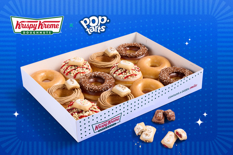 Krispy Kreme pairs popular Pop-Tarts flavors with delicious doughnuts in first-ever collaboration, available for a limited time beginning January 6 (Photo: Business Wire)