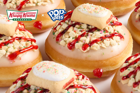 Krispy Kreme pairs popular Pop-Tarts flavors with delicious doughnuts in first-ever collaboration, available for a limited time beginning January 6 (Photo: Business Wire)