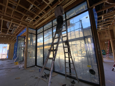 Products from Western Window Systems being installed in The New American Home 2025 project in Henderson, Nevada (Photo: Business Wire)