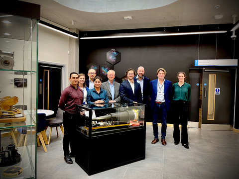 original Perpetual Atomics Team gathered at the University of Leicester (Photo: Business Wire)