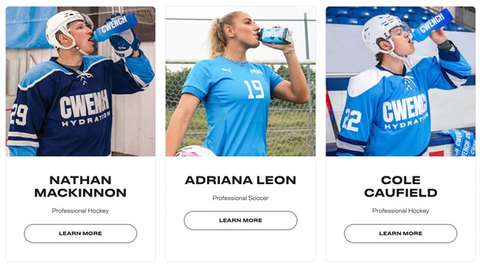 thumbnail Cizzle Brands is proud to have several notable athletes as ambassadors of the CWENCH brand. A full listing of all official CWENCH athletes can be viewed on this page of CWENCH’s website. (Graphic: Business Wire)