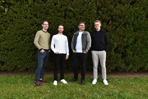 Founders of VitVio (from left to right: Dr Peter Rennert, Aleks Pajewski, Thomas Knox, Maks Kozarzewski) (Photo: Business Wire)