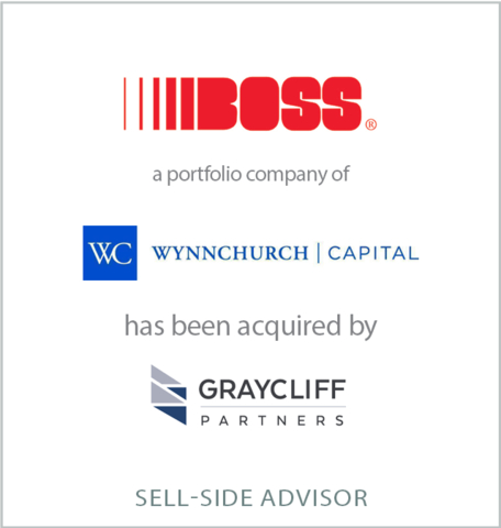 D.A. Davidson announced today that it served as financial advisor to Boss Industries, LLC, a portfolio company of Wynnchurch Capital, on its sale to Graycliff Partners. (Graphic: Business Wire)