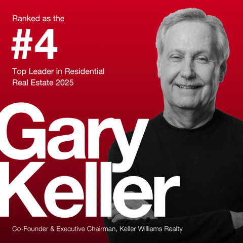 Gary Keller, Executive Chairman and co-founder of Keller Williams Realty, Inc. (KW), was ranked in the Swanepoel Power 200 (SP 200) as the No. 4 most influential person in real estate for 2025. (Photo: Business Wire)