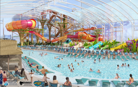 Rendering of interior view of new indoor waterpark expansion of Kalahari Resorts and Conventions in the Wisconsin Dells. (Photo: Business Wire)