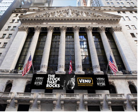 VENU New York Stock Exchange Opening Bell Ringing Ceremony Render (Photo: Business Wire)