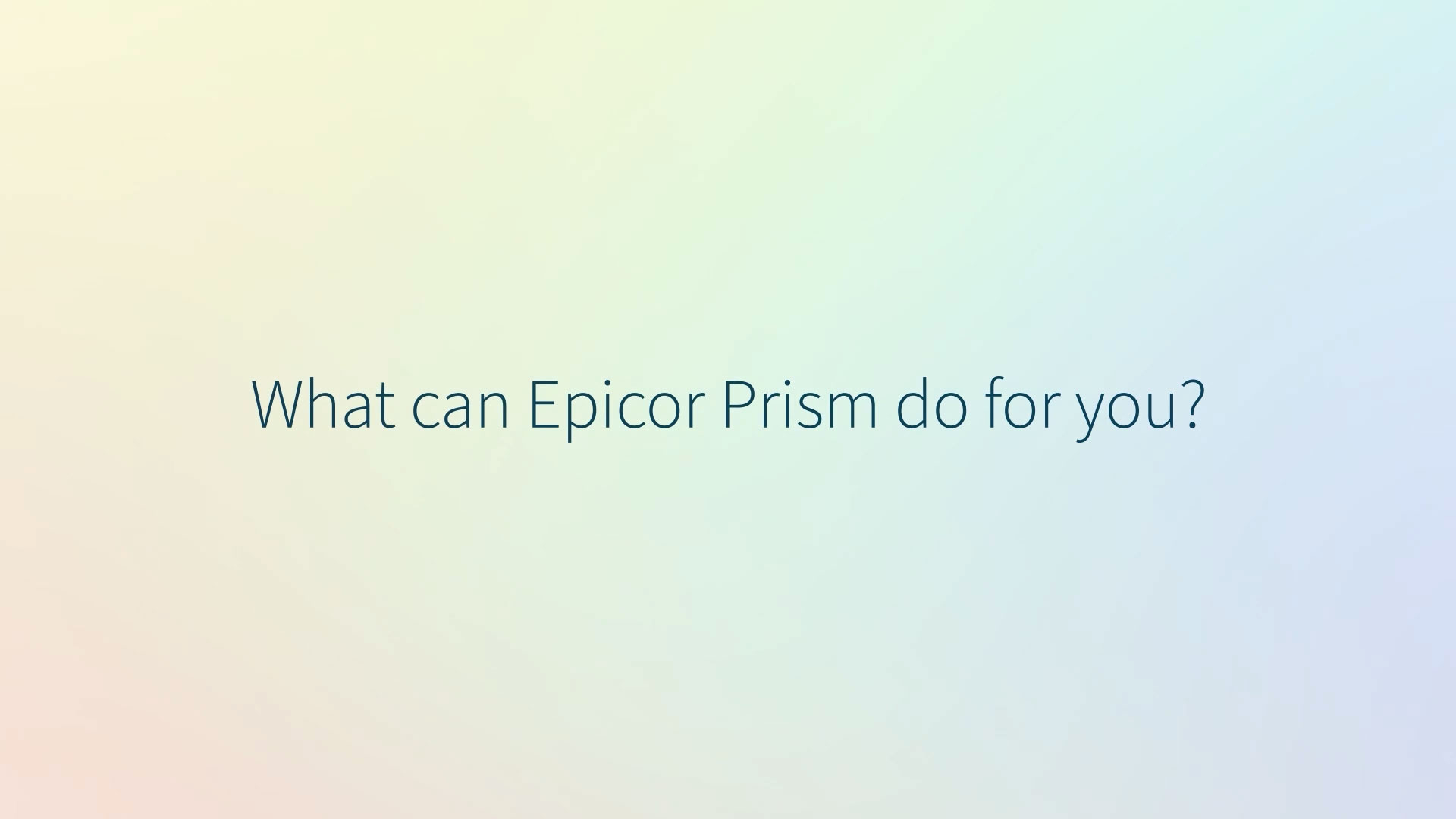 The Epicor Prism network of vertical AI agents revolutionize how the supply chain industries and their frontline workers surface and act on enterprise intelligence