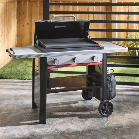 The new Weber SLATE® rust-resistant griddle (28" model). (Photo: Business Wire)