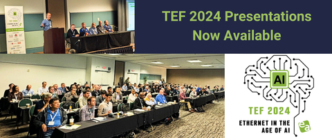 Explore all of the unique perspectives offered during TEF 2024: Ethernet in the Age of AI by viewing all keynotes and presentations at https://bit.ly/TEF2024-Presentations. (Photo: Business Wire)