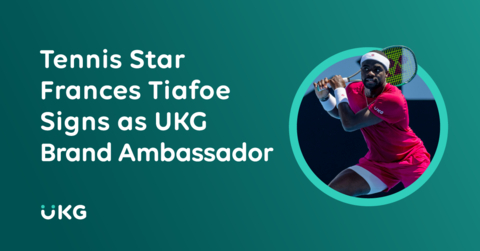 Tennis Star Frances Tiafoe Signs as UKG Brand Ambassador (Photo: Business Wire)