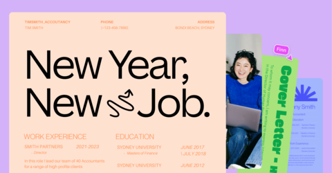 Canva unveiled its second annual New Year, New Job report, offering a comprehensive look at how artificial intelligence (AI), social media, and accessible design tools are impacting the hiring process. (Graphic: Business Wire)