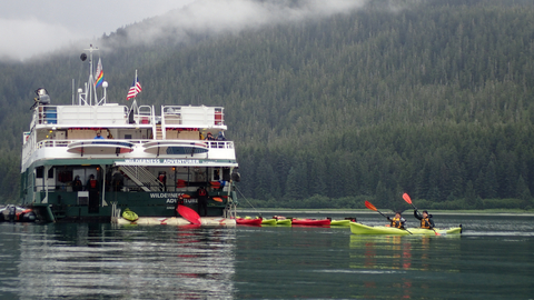 The Wilderness Adventurer with guests exploring Alaska. (Photo: Business Wire)