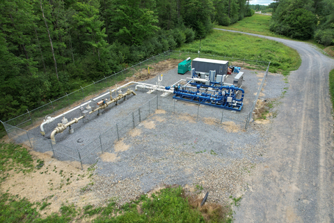 Anax Power and Magellan Scientific's Patented Turboexpander-Data Center System on a Pin Oak Energy Pipeline. (Photo: Business Wire)