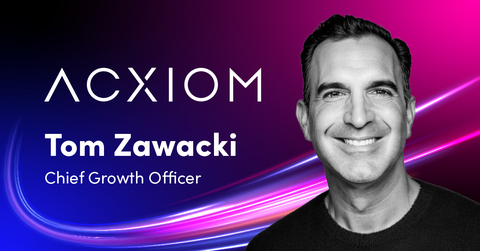 Tom Zawacki, Acxiom Chief Growth Officer (Photo: Business Wire)