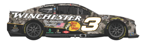 Winchester, The American Legend, will be featured on the No. 3 Chevrolet driven by Austin Dillon as a part of the Richard Childress Racing team during the 2025 NASCAR Cup Series season. (Photo: Business Wire)