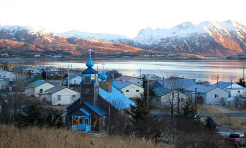 The community of Old Harbor. Photo courtesy of Old Harbor Native Corporation.