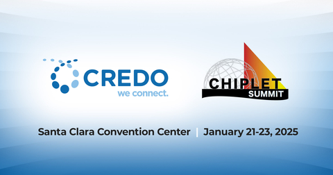 Credo at Chiplet Summit 2025 (Graphic: Business Wire)