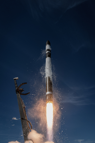 Rocket Lab's most recent Electron launch for Kineis lifting off from Launch Complex 1 in November 2024. (Photo: Business Wire)