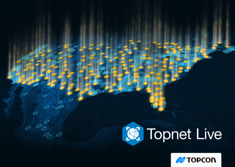 Topcon has announced a significant expansion of its Topnet Live reference station network, introducing 200 new geodetic stations strategically positioned across the United States. (Blue circles indicate current coverage while yellow dots represent new stations.) (Graphic: Business Wire)