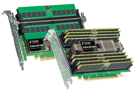 SMART Modular’s 4-DIMM and 8-DIMM memory Add-in Cards (AICs) are now included on the CXL Consortium’s System Integrator’s List. (Photo: Business Wire)