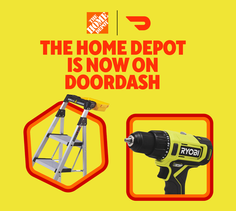 The Home Depot is now available through DoorDash (Graphic: Business Wire)