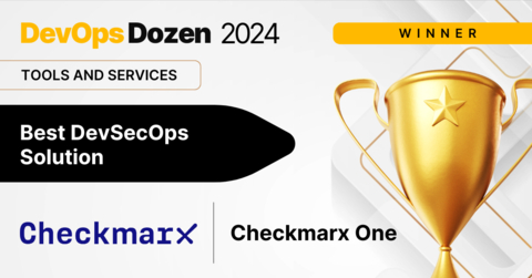 Checkmarx One was voted the Best DevSecOps Solution in the DevOps Dozen 2024 awards (Graphic: Business Wire)