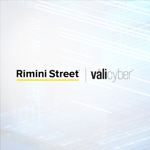 Rimini Street Announces Rimini Protect? Advanced Hypervisor Security for VMware, Nutanix and All Other Linux-Based Hypervisors, Powered by Vali Cyber?, to Safeguard Against Ransomware and Other Vulnerabilities (Graphic: Business Wire)